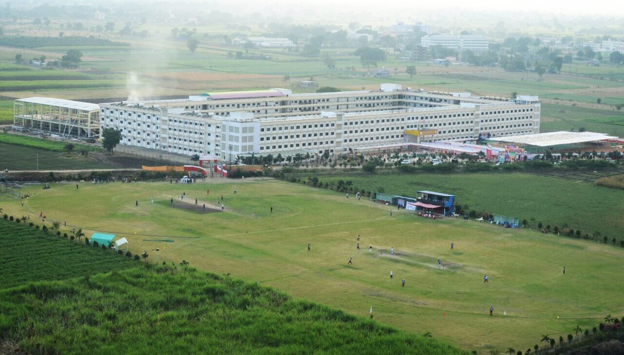 Aerial view of Atma Malik Educational Campus, Kokamthan